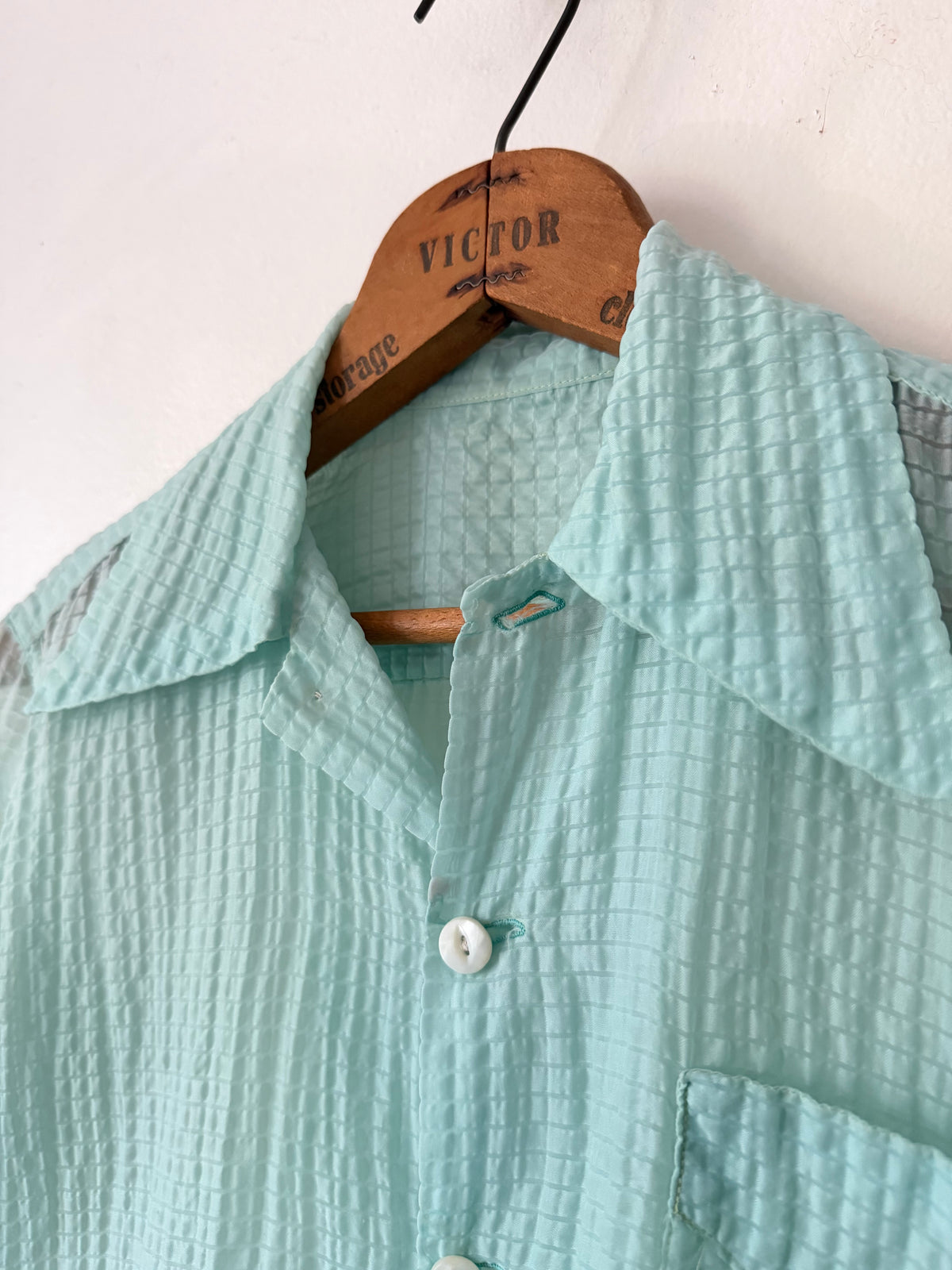 60's Nylon Sheer Shirt