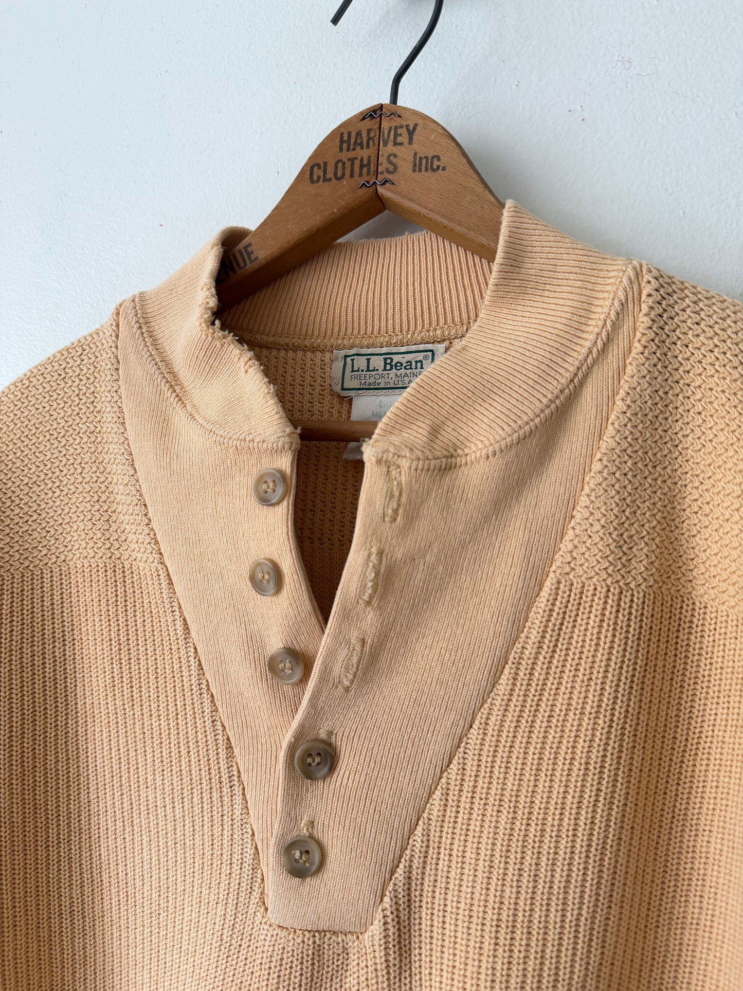 80's LL Bean Knit Henley