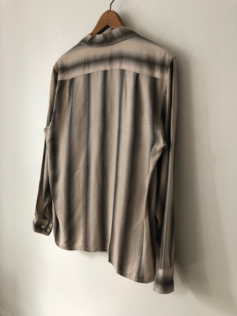 60's Campus Shadow Striped Shirt