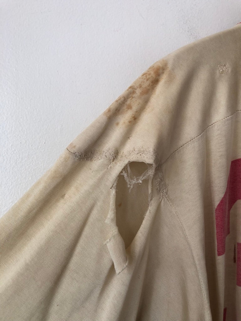 60's Derby High School #36 Distressed Football Jersey