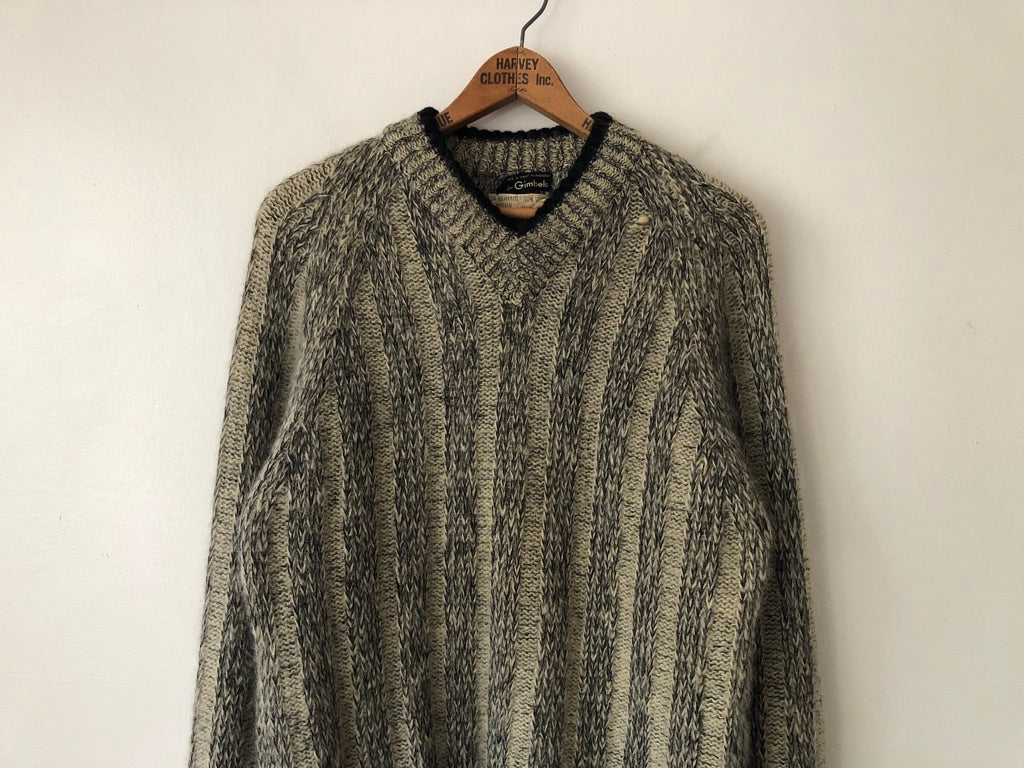 60's Gimbels Striped Mohair Sweater