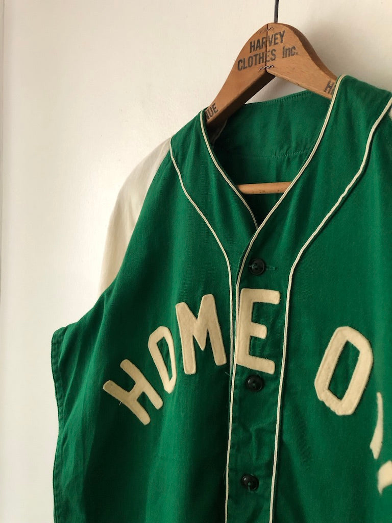 50's Home Oil Two Toned Baseball Jersey