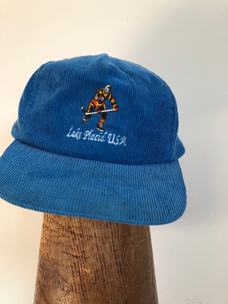 80's Lake Placid Hockey Corduroy Hat
