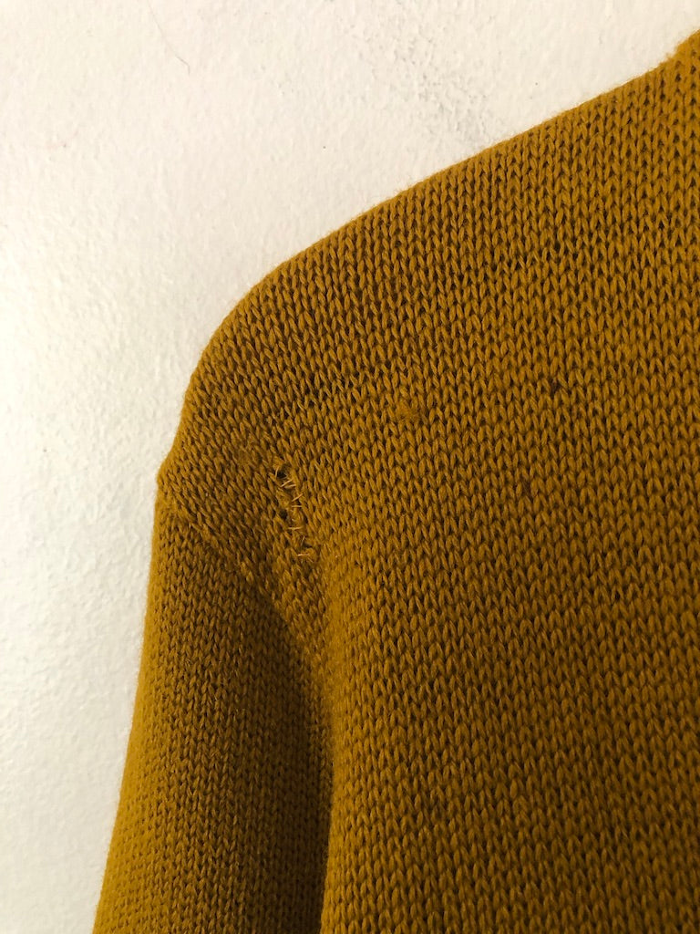 40's Lamb Knit Wool Letterman Cardigan