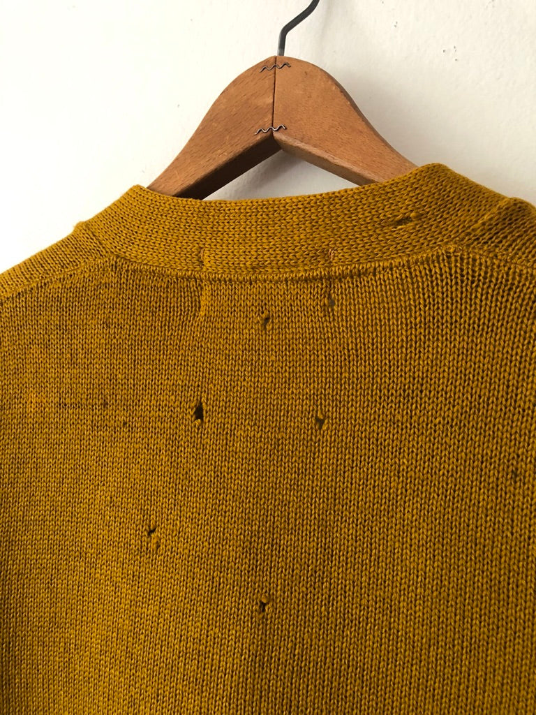 40's Lamb Knit Wool Letterman Cardigan