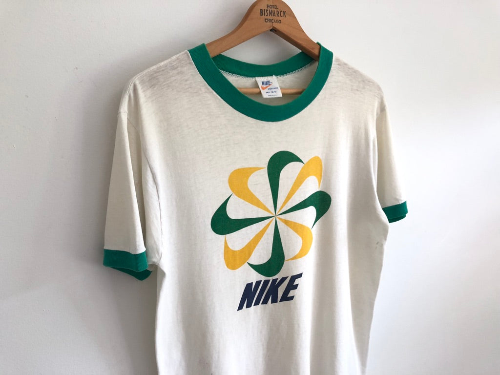 70's Nike Pinwheel Ringer Shirt