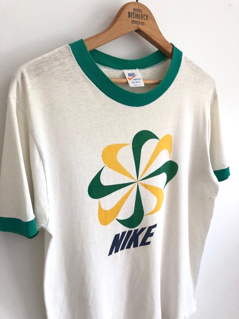 70's Nike Pinwheel Ringer Shirt