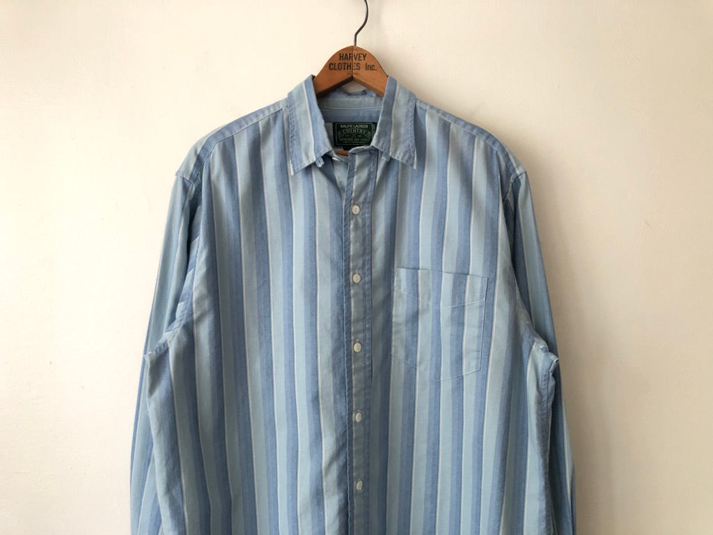 90's Ralph Lauren Country Striped Button Up Shirt
