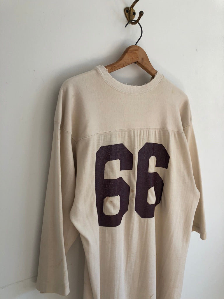 70's Champion S.H.H.S. Stained Football Raglan Jersey