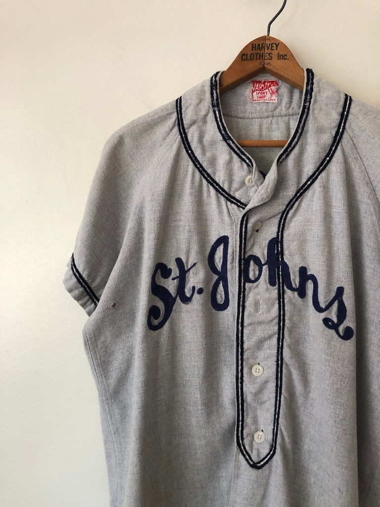 50's Varsity Sport Shop St. John's Wool Baseball Jersey