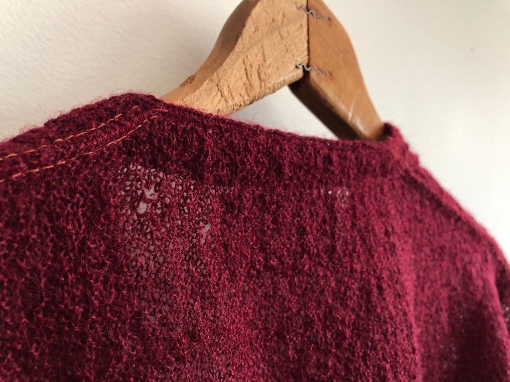 80's Strassi Thin Mohair Cardigan