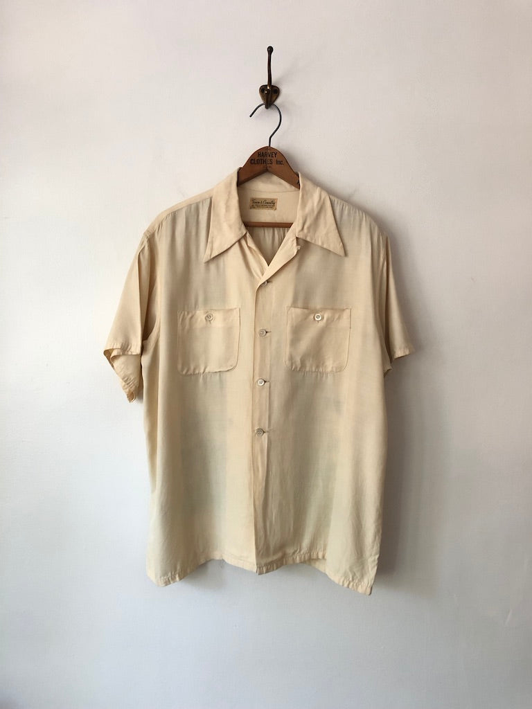 50's Town & Country Tropical Print Hawaiian Shirt