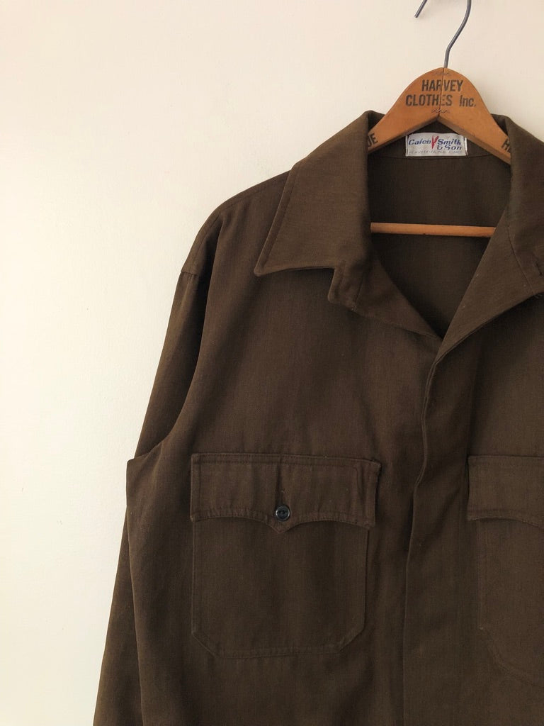60's Caleb V Smith & Son Whipcord UPS Uniform Jacket