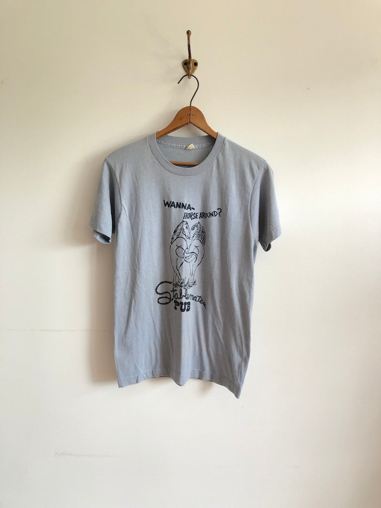 80's Wanna Horse Around Stablemates Pub T-Shirt