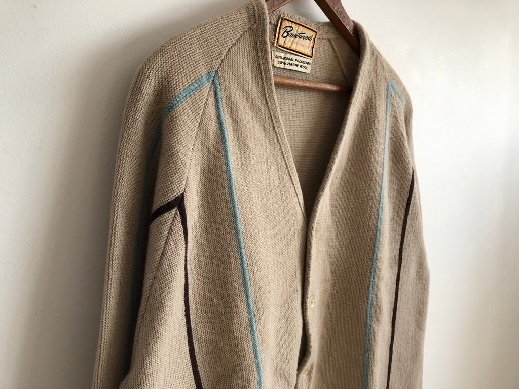 70's Brentwood Sportswear Striped Cardigan