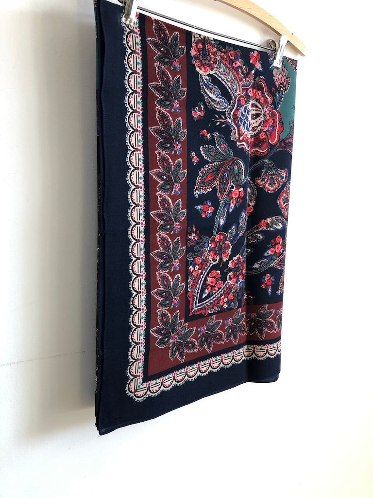 Large Floral Scarf