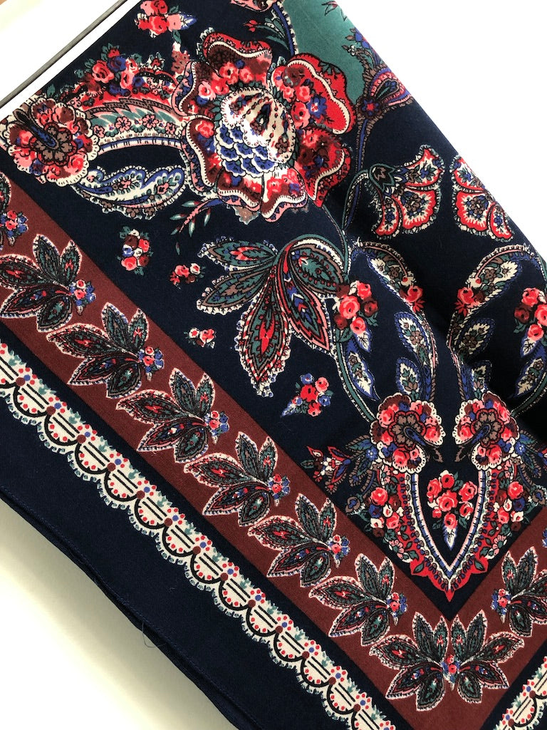 Large Floral Scarf