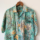 60's Vibrant Floral Rayon Hawaiian Shirt