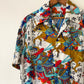 70's Samurai Print Leisure Shirt