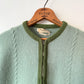 60's Puritan Wool Zip Up Sweater