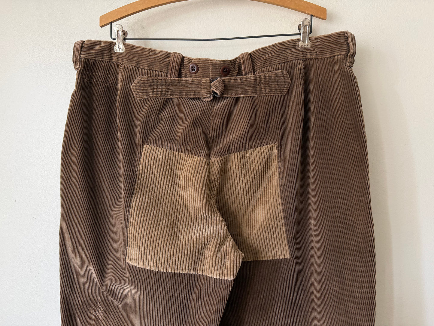 Polo Ralph Lauren Patchwork Corduroy Buckle Back Pants