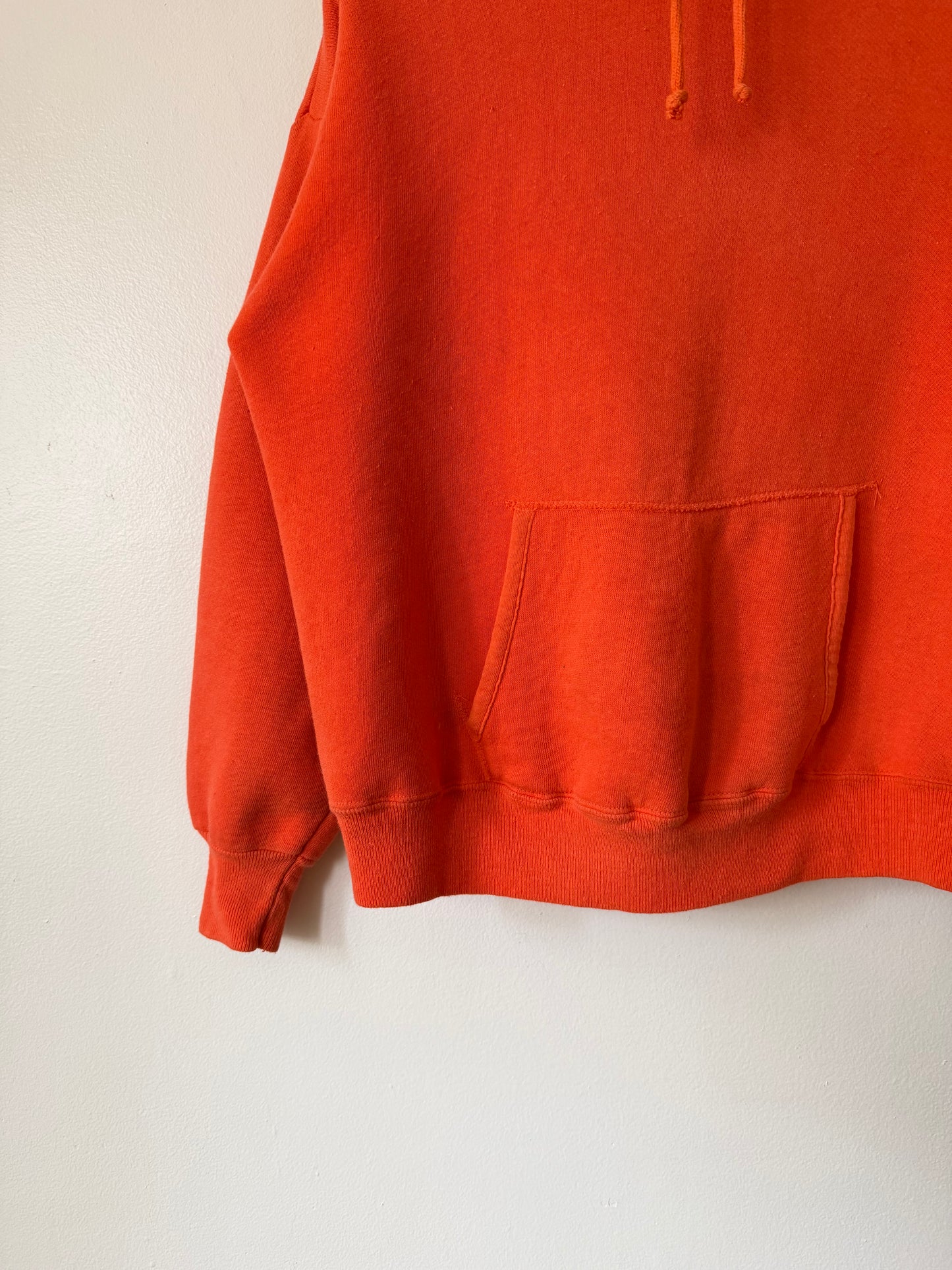60's Cotton Orange Hoodie