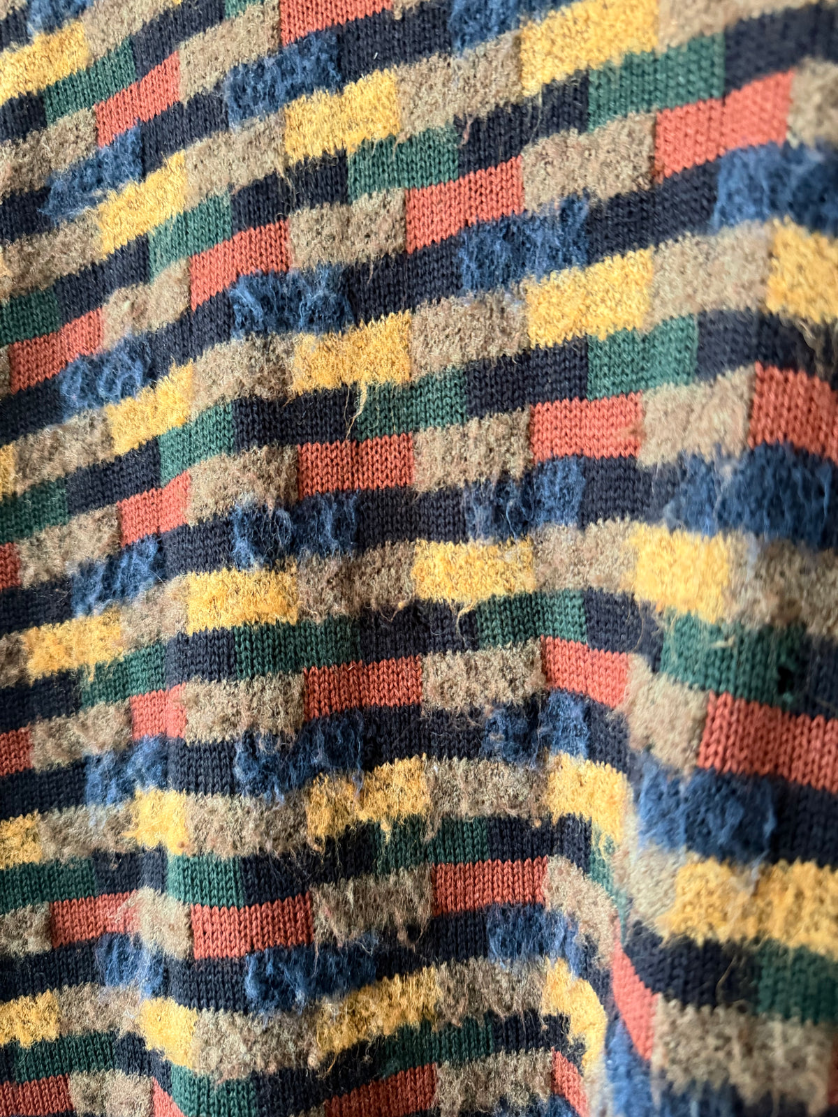 80's Saks Fifth Avenue Wool Geometric Sweater