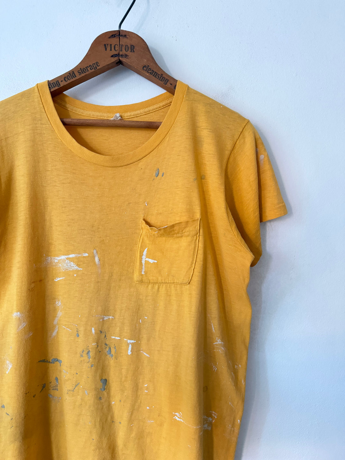 70's Jogs Paint Stained Pocket Shirt