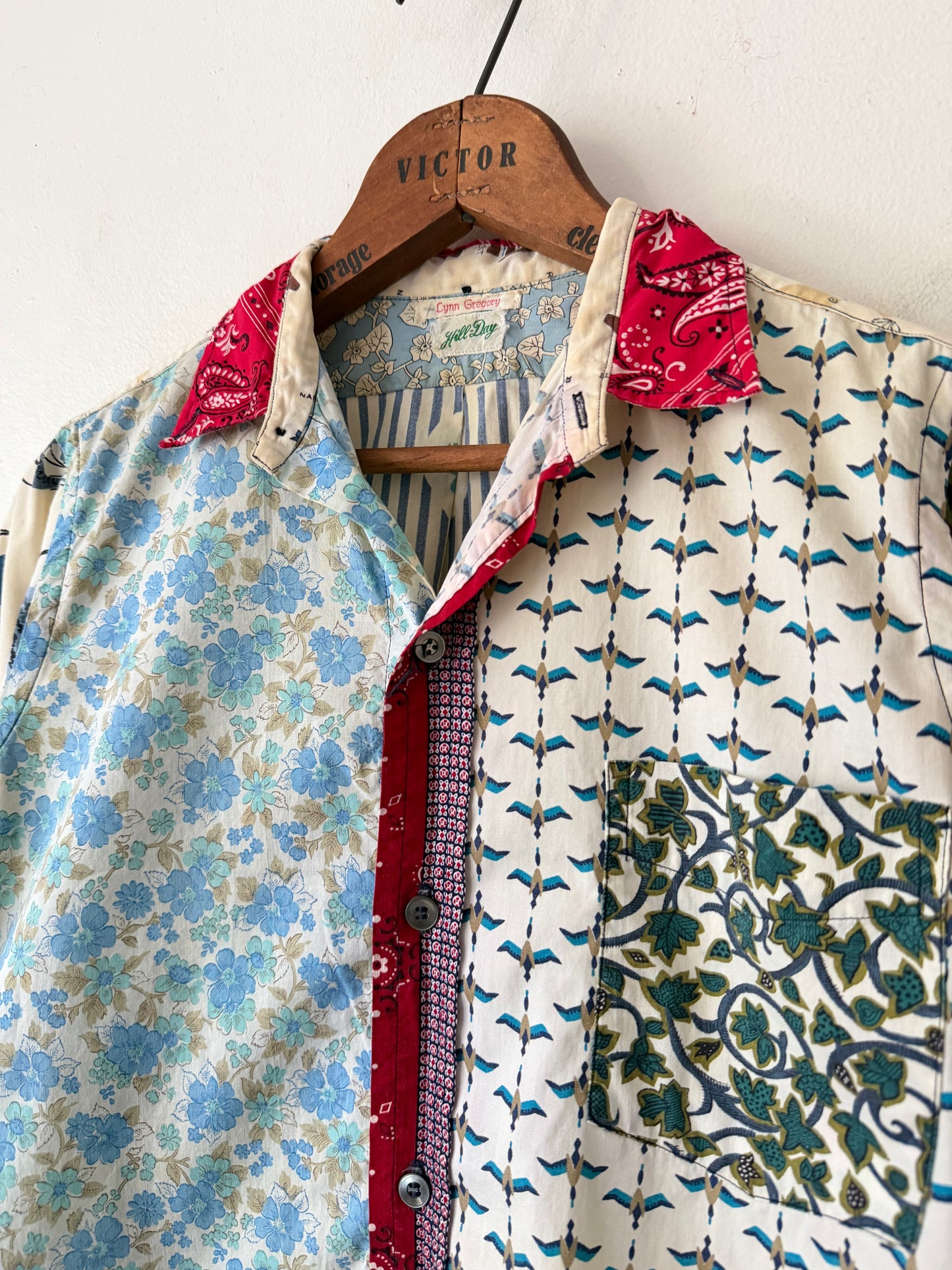60's Hill-Day Patterned End-O-Day Shirt
