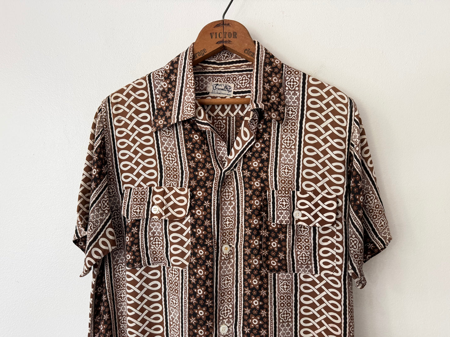 50's Bromley's Floral Leisure Shirt