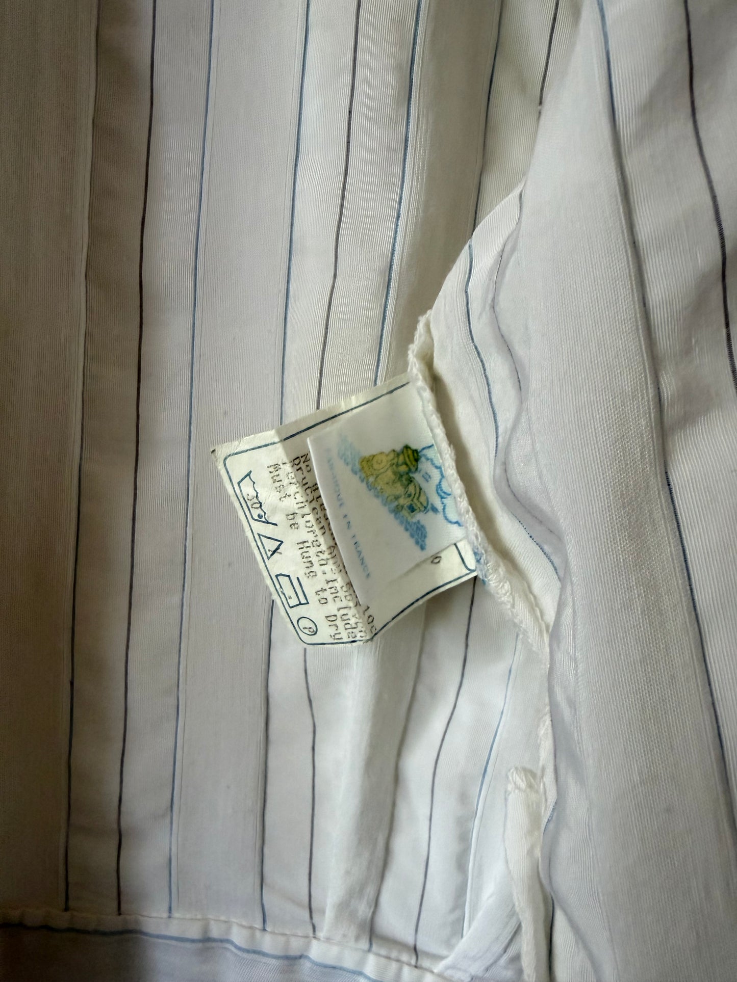 80's J. Taverniti Pompiste Striped Zip Jacket