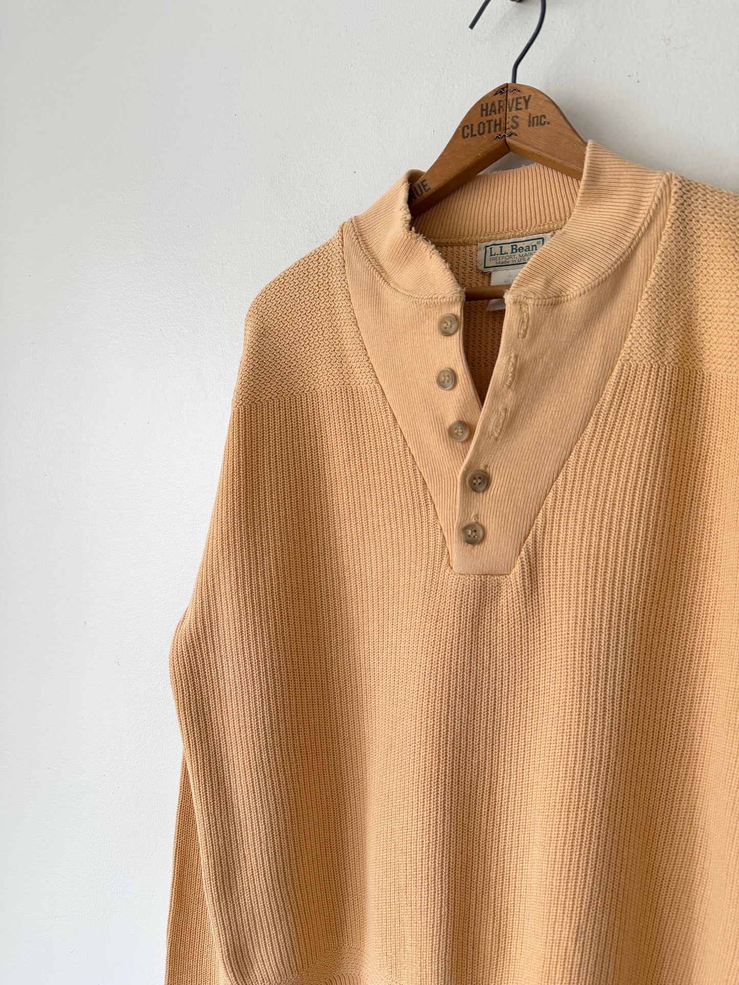 80's LL Bean Knit Henley