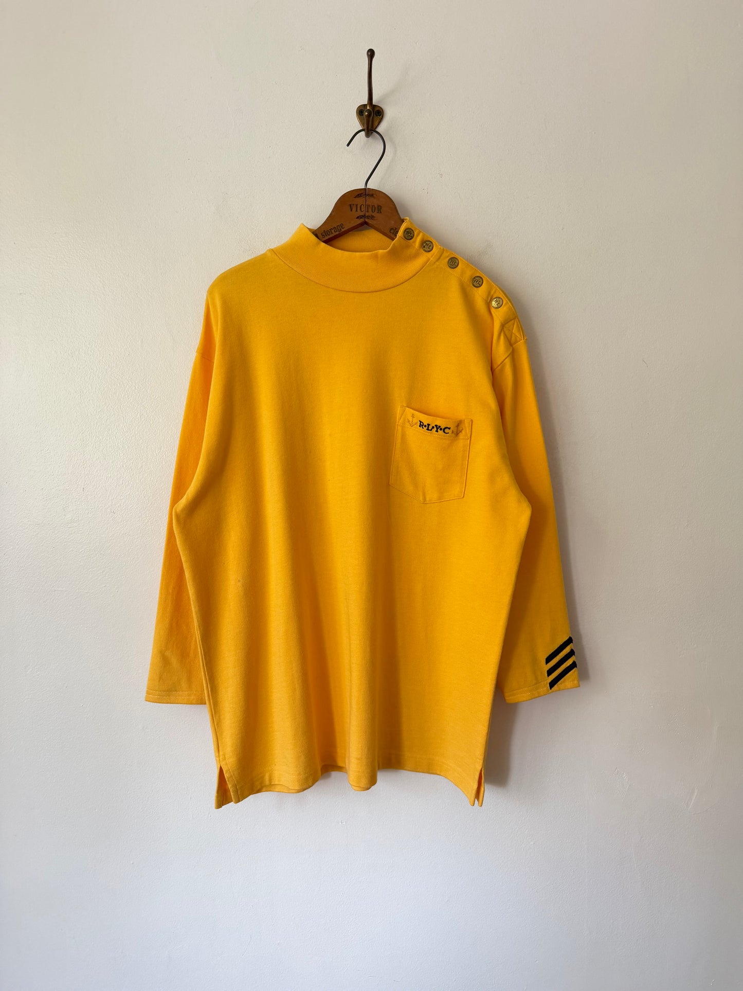 90's Ralph Lauren Sailor Mock Neck L/S Shirt