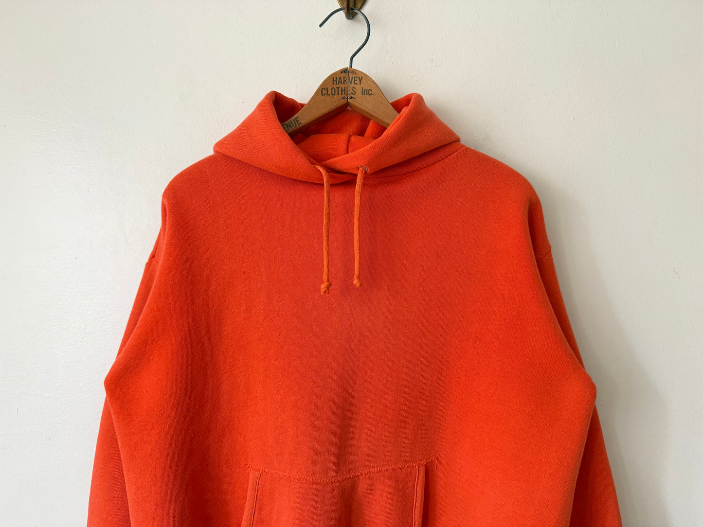 60's Cotton Orange Hoodie