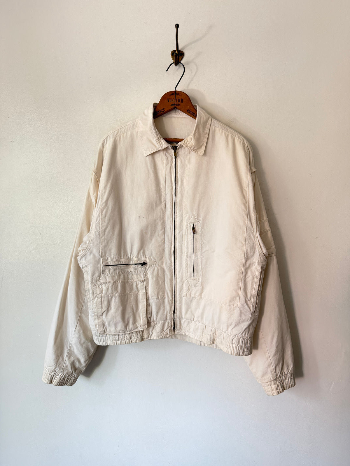 80's French Cotton Bomber Jacket