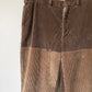 Polo Ralph Lauren Patchwork Corduroy Buckle Back Pants