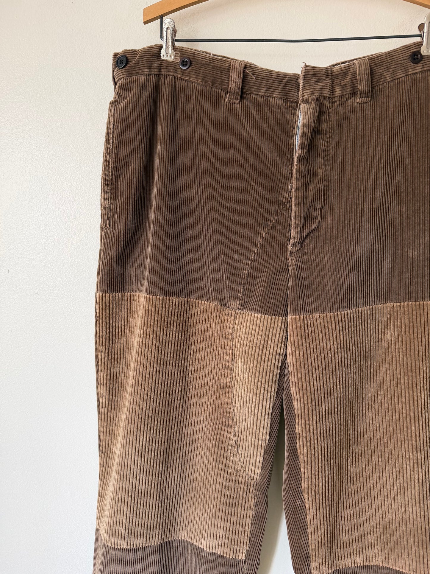 Polo Ralph Lauren Patchwork Corduroy Buckle Back Pants
