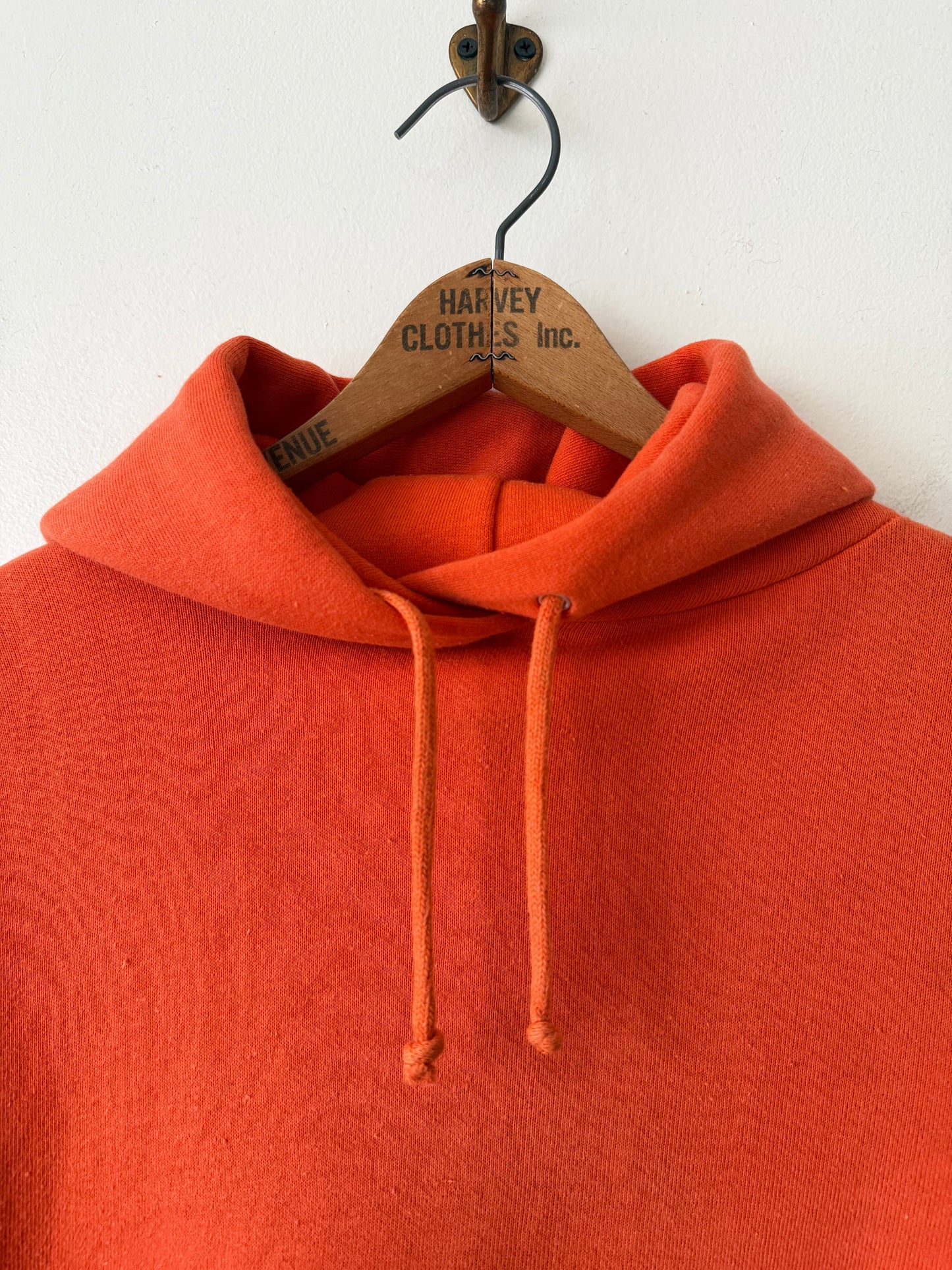 60's Cotton Orange Hoodie