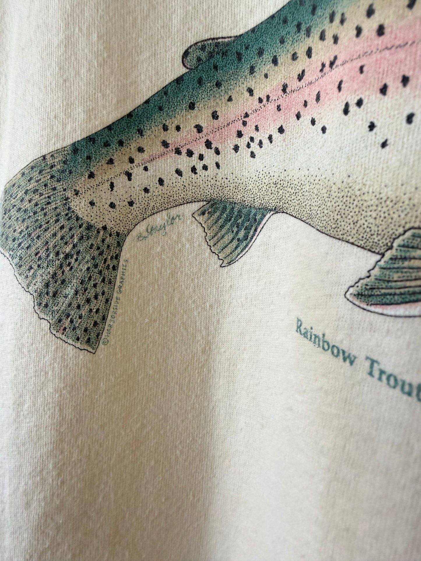 90's LL Bean Rainbow Trout Shirt