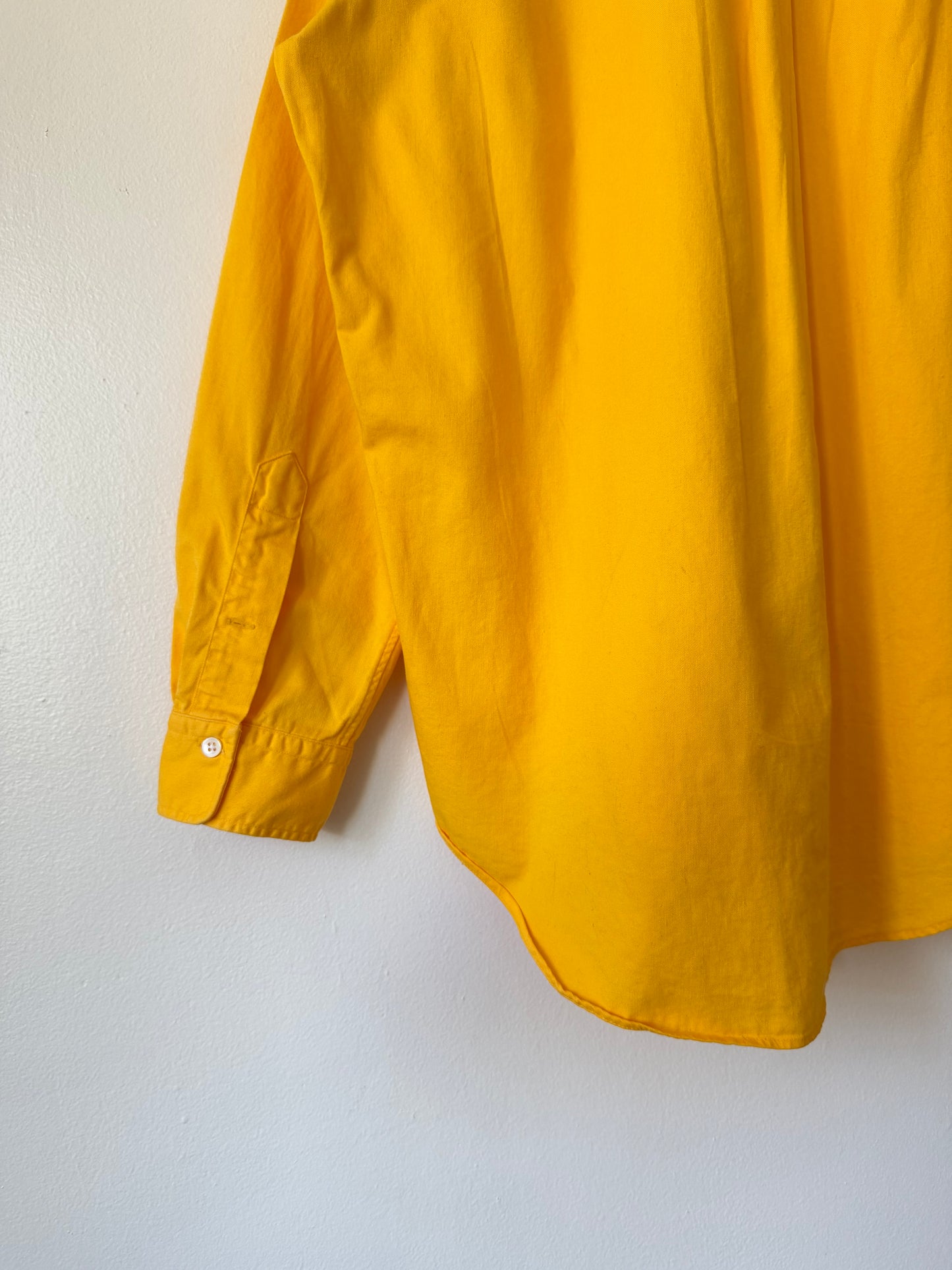 90's Ralph Lauren Yellow Twill Shirt