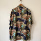 80's Polo Ralph Lauren Silk Graphic Shirt