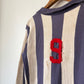 60's #9 Striped Cotton Collared Jersey