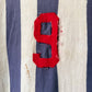 60's #9 Striped Cotton Collared Jersey
