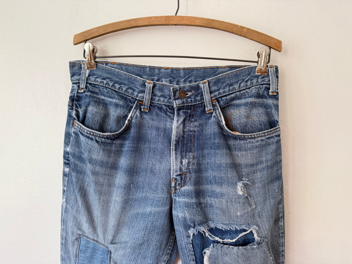 70's Levi's Orange Tab Big E Bell Bottom Jeans