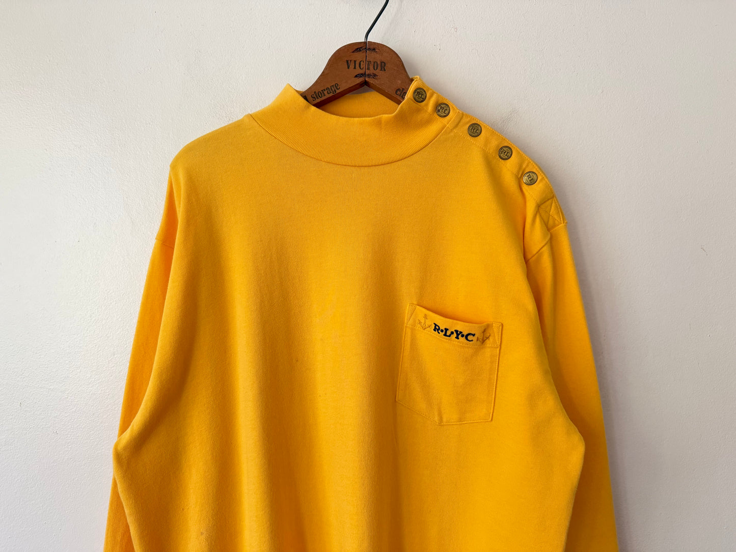 90's Ralph Lauren Sailor Mock Neck L/S Shirt