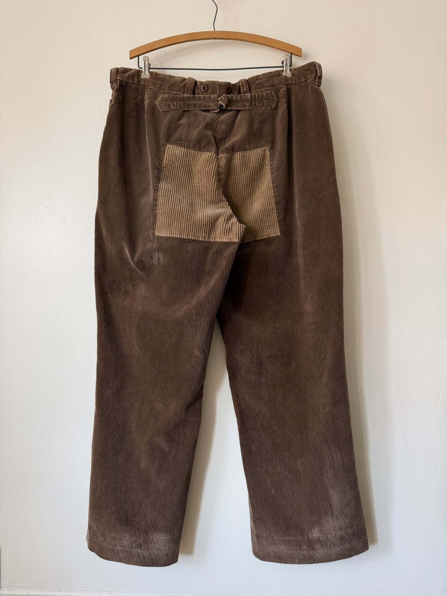 Polo Ralph Lauren Patchwork Corduroy Buckle Back Pants