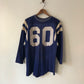 60's Distressed #60 Nylon Football Jersey