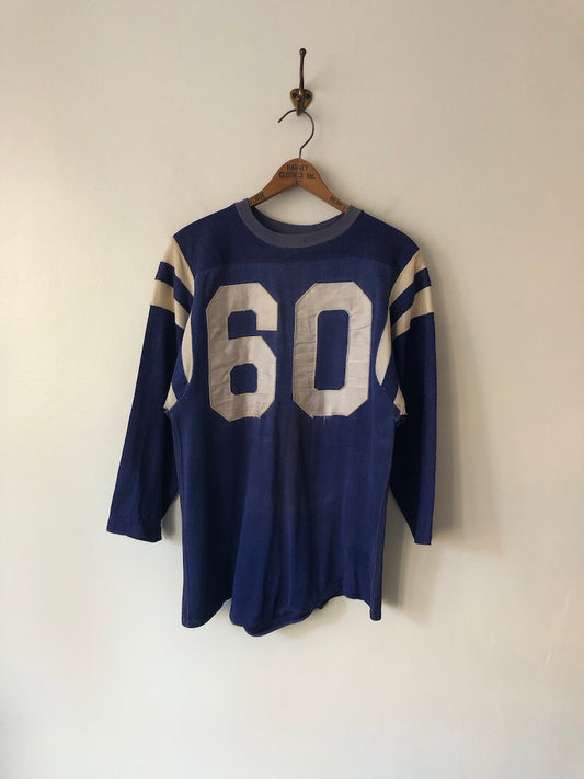 60's Distressed #60 Nylon Football Jersey