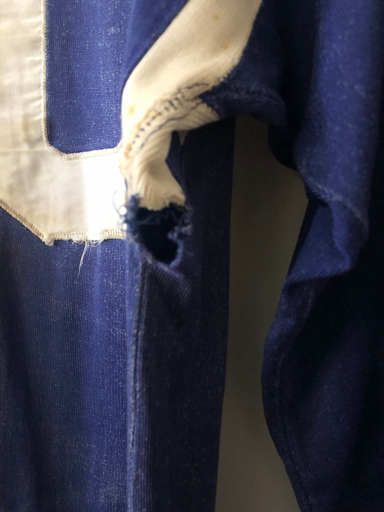 60's Distressed #60 Nylon Football Jersey