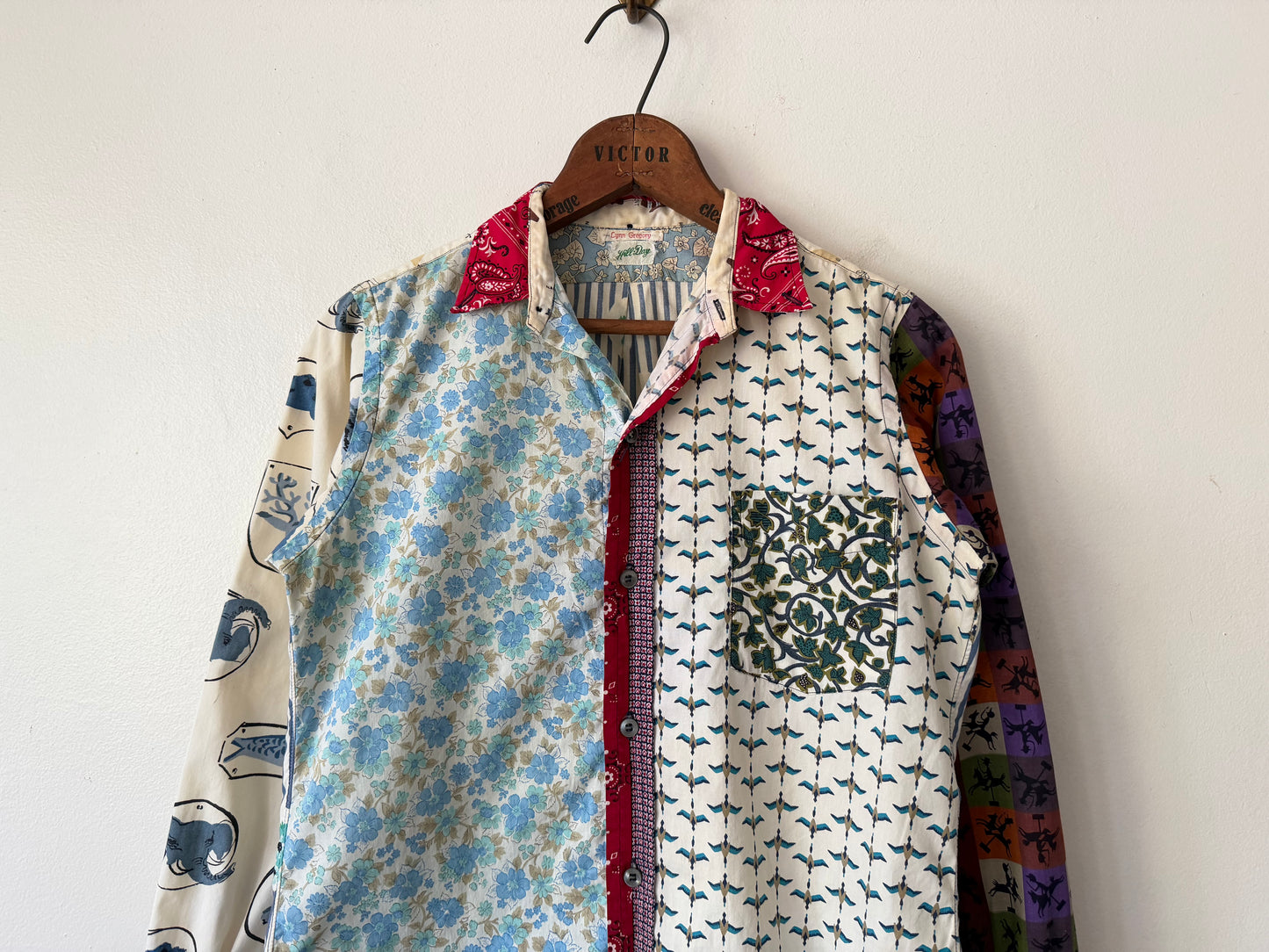 60's Hill-Day Patterned End-O-Day Shirt